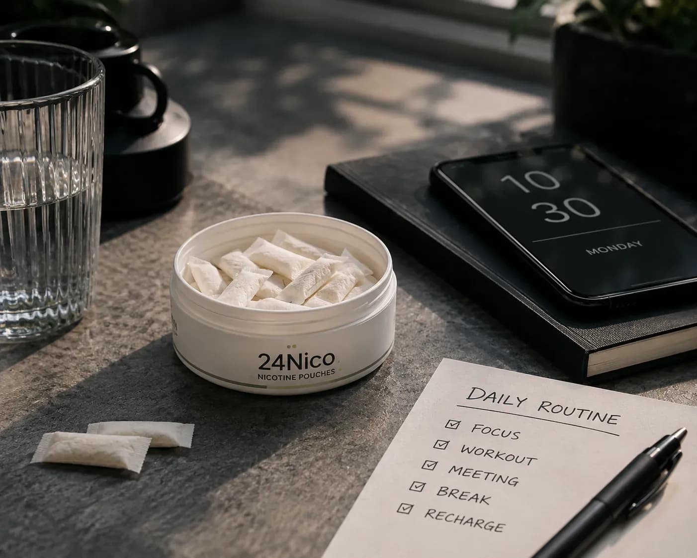 How many nicotine pouches per day?