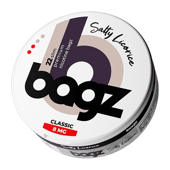 BAGZ Salty Licorice 8mg