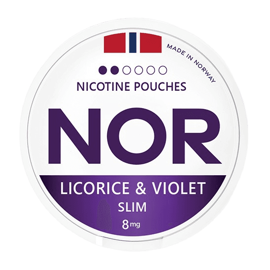 NOR Licorice & Violet Slim 8mg