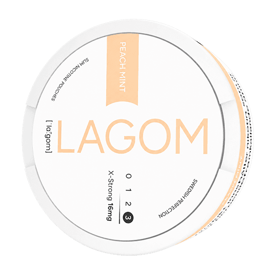 LAGOM Peach Mint Extra Strong
