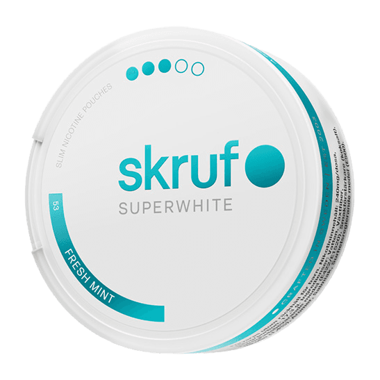 skruf SUPERWHITE no 53 Fresh Mint Strong