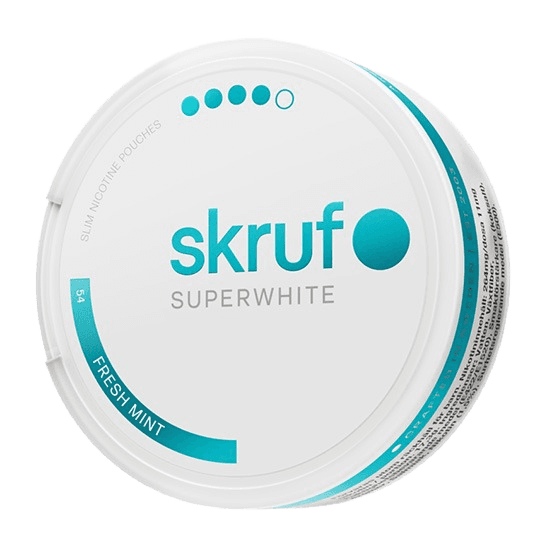 skruf SUPERWHITE no 54 Fresh Mint Extra Strong