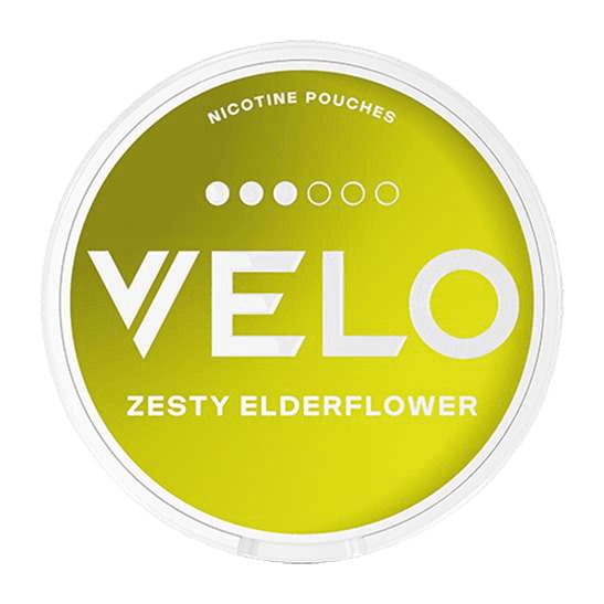 VELO Zesty Elderflower Strong Slim